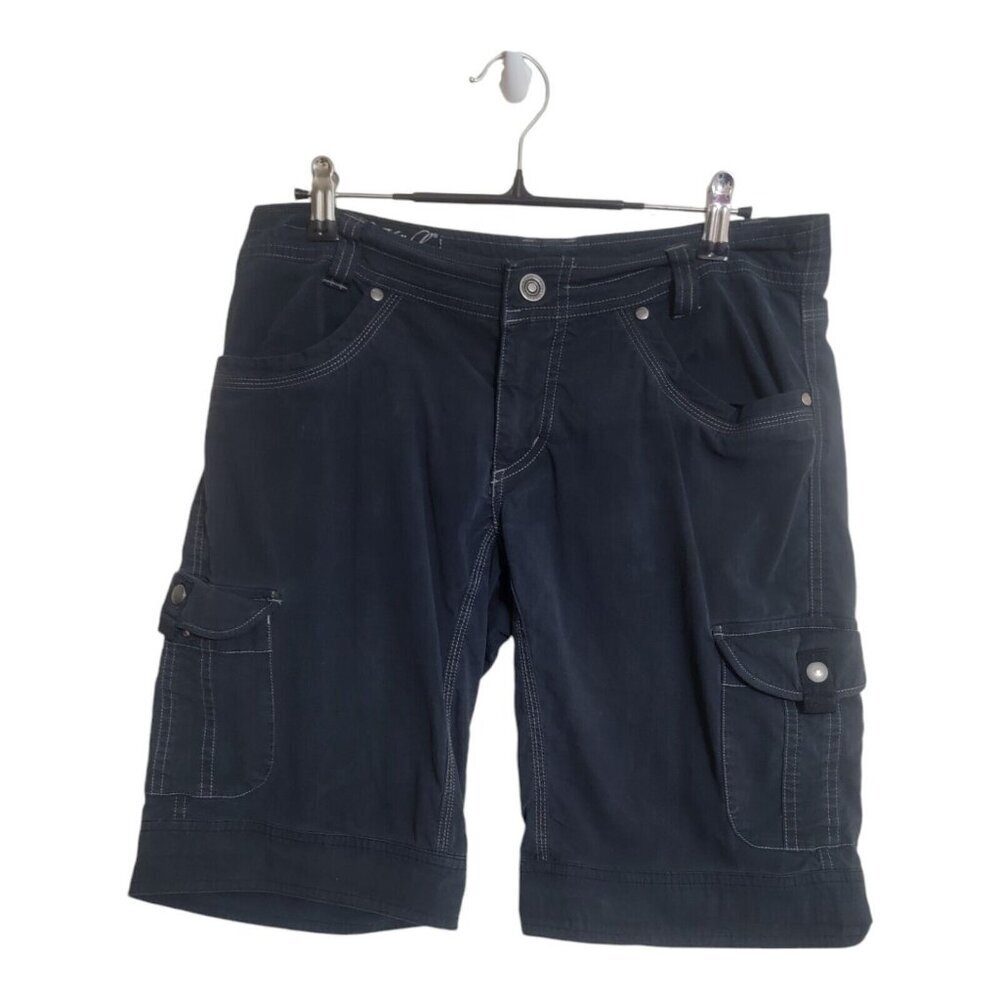 Kuhl Shorts Women 6 Black Splash 11" Bermuda Cargo Gorpcore Utility Military - Picture 1 of 9